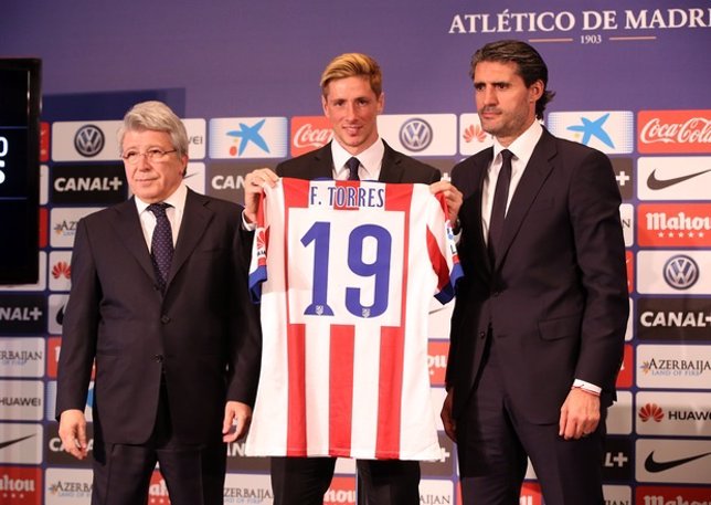 Enrique Cerezo Fernando Torres José Luis Pérez Caminero Atlético