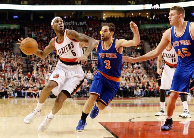 NBA: New York Knicks at Portland Trail Blazers