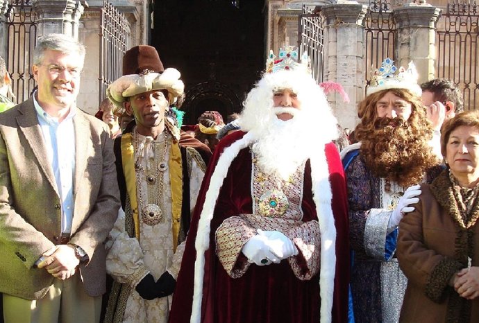 El alcalde de Jaén recibe a los Reyes Magos