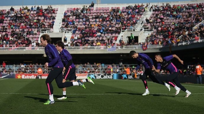 Barcelona entrenamiento Miniestadi