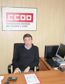 El secretario regional de CCOO, Ángel Hernández