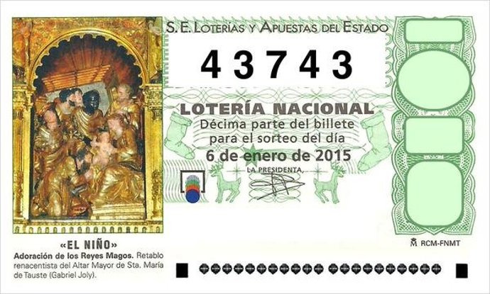 Segundo Premio de 'El Niño'