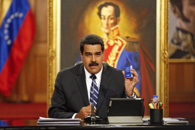 Nicolas Maduro, presidente de Venezuela, ante las cámaras 
