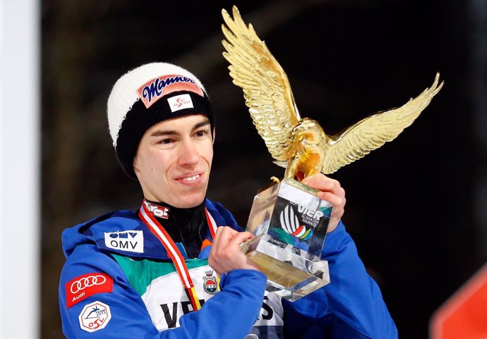 El esquiador austriaco Stefan Kraft 