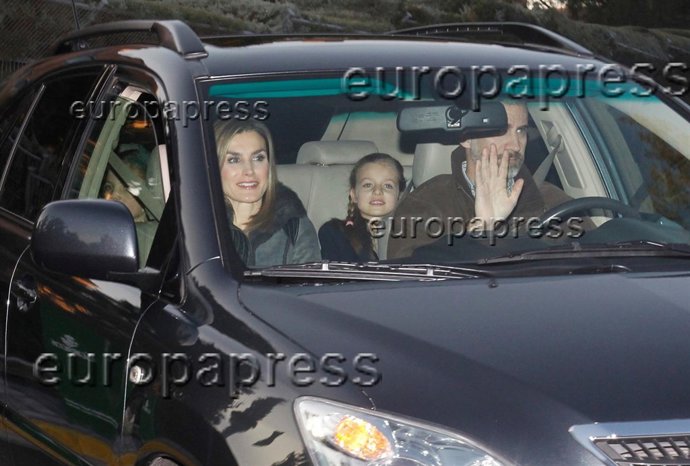 Los reyes pasan el trradicional día de reyes con Jesús Ortiz