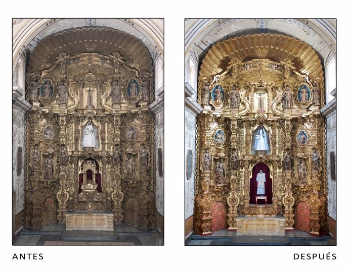 Restauración retablo San Felipe Neri