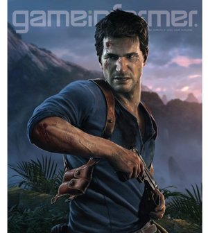 Nathan Drake en la portada de Game Informer