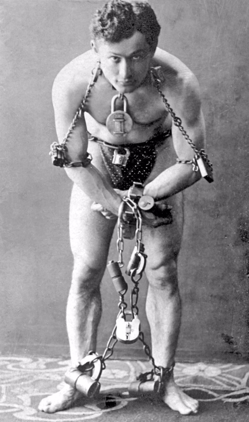 Houdini encadenado