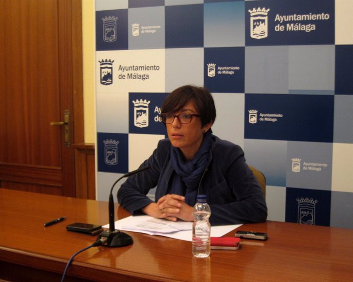 María Gámez, portavoz del PSOE en el Ayuntamiento de Málaga