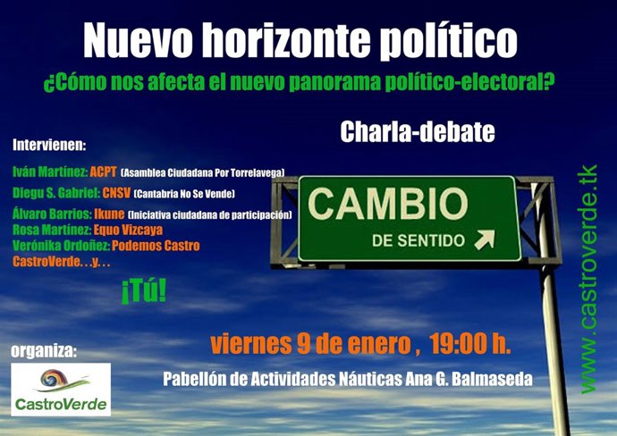 Cartel del acto 'Nuevo horizonte político'