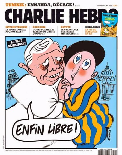 Las portadas más polémicas del semanario 'Charlie Hebdo'