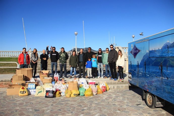 Entrega de los alimentos