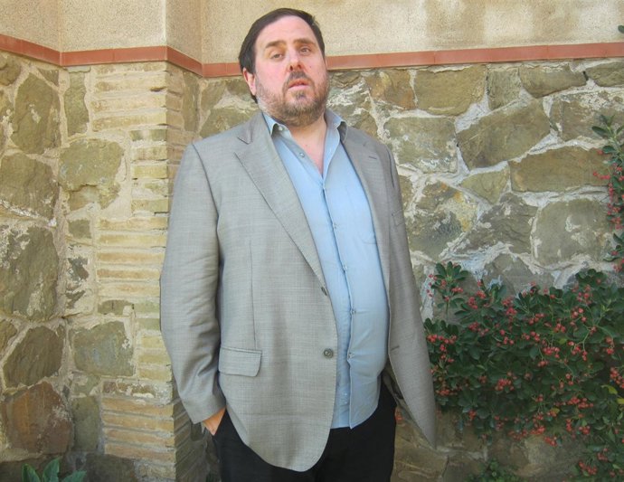 El presidente de ERC, Oriol Junqueras. 