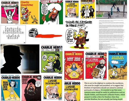 Portadas de la revista Charles Hebdo en Twitter
