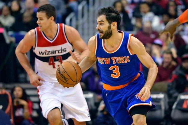 José Manuel Calderón en el New York Knicks - Washington Wizards