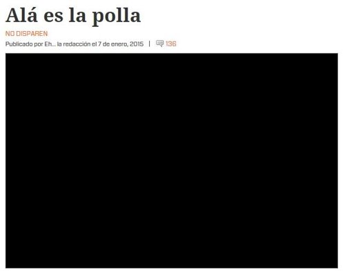 Artículo satírico de El Mundo Today Alá es la Polla