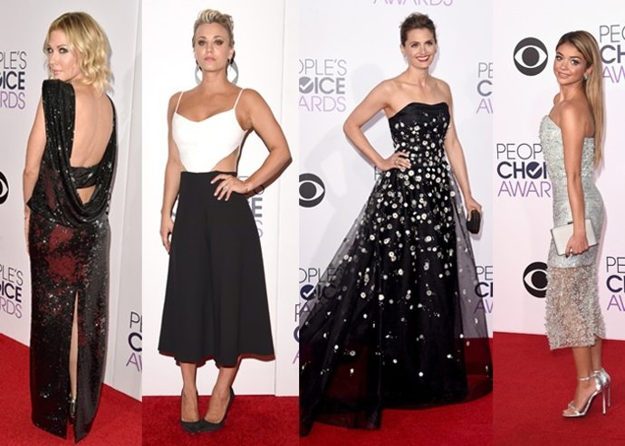 Prueba y error en la red carpet de los People's Choice Awards