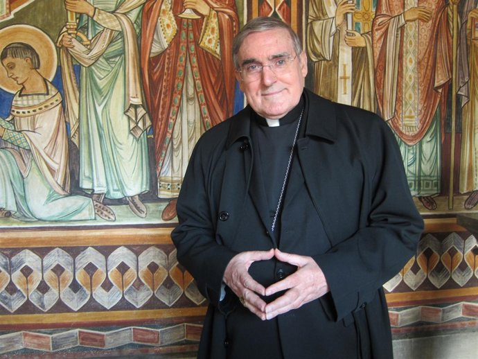 El cardenal arzobispo de Barcelona, Lluís Martínez Sistach