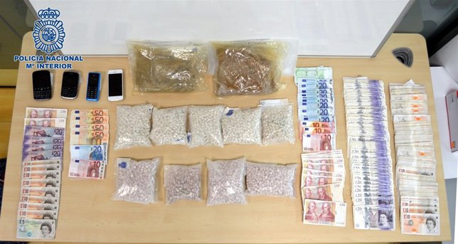 Droga intervenida en Ibiza