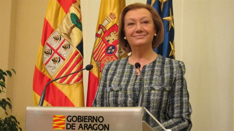 La presidenta de Aragón, Luisa Fernanda Rudi
