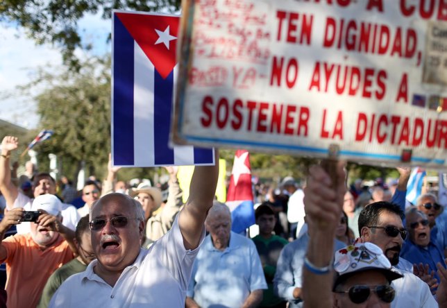 Protestas de opositores cubanos