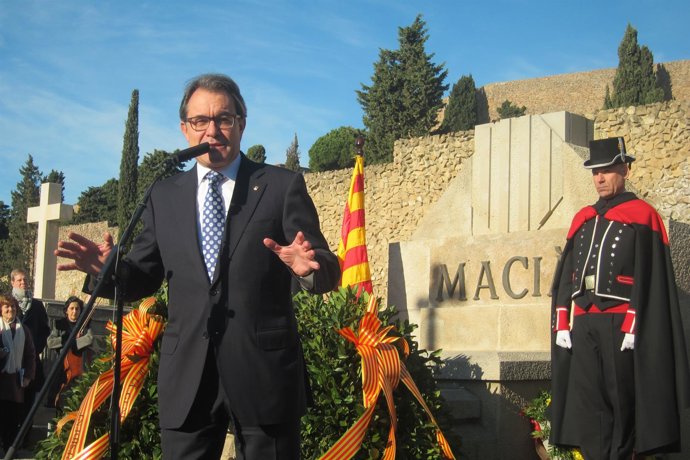 El presidente de la Generalitat, Artur Mas