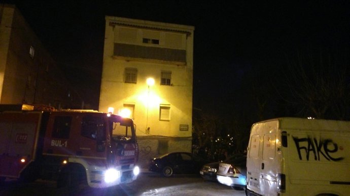 Bloque donde se ha producido el incendio