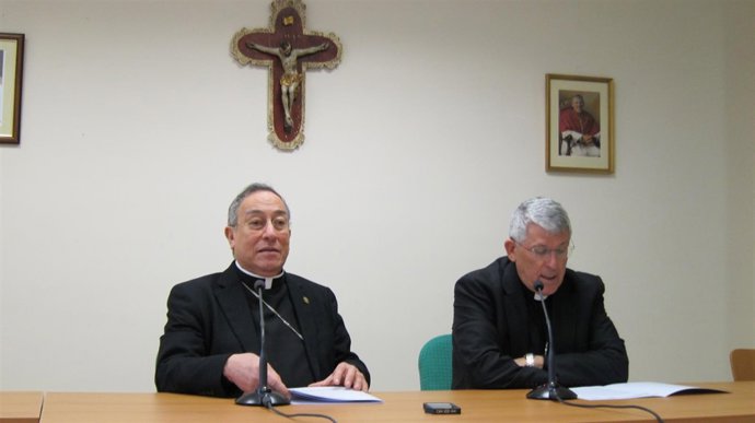 Maradiaga y Rodríguez en rueda de prensa