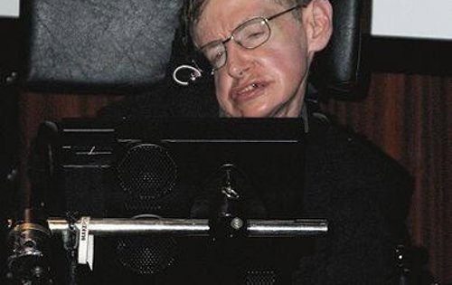 Stephen Hawking,  enfermo de ELA