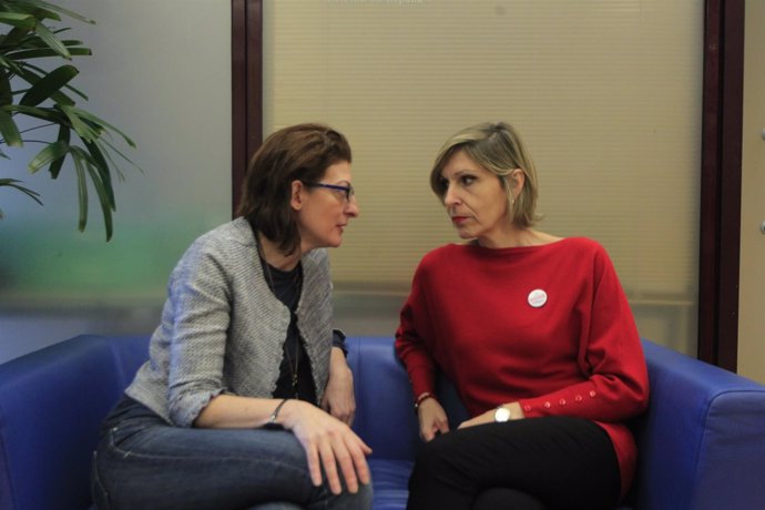 Las eurodiputadas de UPYD Maite Pagazaurtundua y Beatriz Becerra