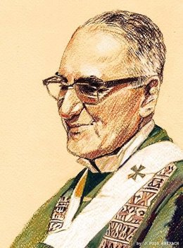 El arzobispo salvadoreño Óscar Romero, asesinado por un escuadrón de la muerte d
