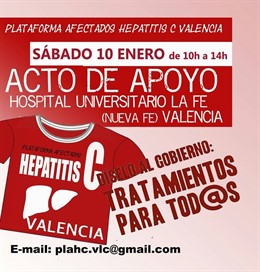 Los afectados de Hepatitis C pedirán este sábado firmas
