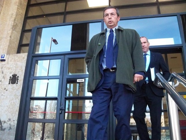 El abogado de Raquel Gago, Fermín Guerrero, a su salida de los Juzgados de León.