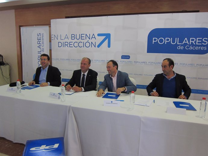 Junta directiva provincial del PP en Cáceres