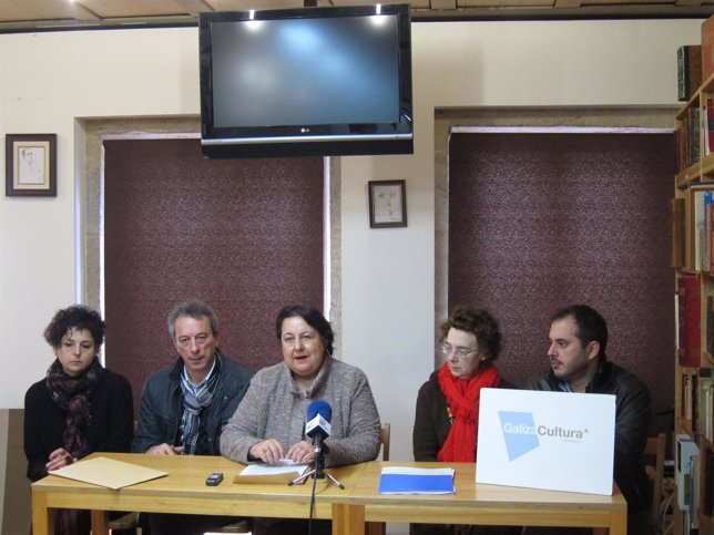 Presentación de ILP sobre Castelao de Galiza Cultura (García Negro en el centro)