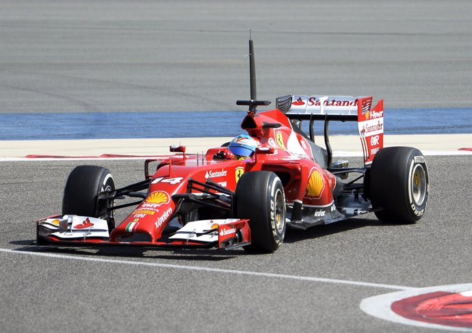 Fernando Alonso (Ferrari) en Bahréin