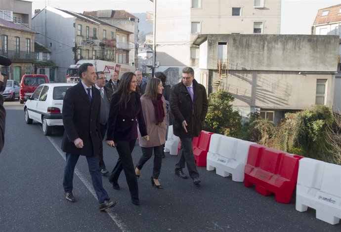 La conselleira Ethel Vázquez en Redondela.