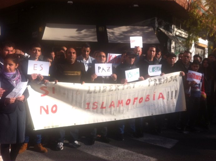 Concentración de asociaciones musulmanas en Valencia