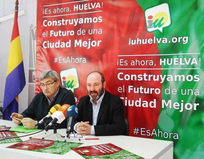 El portavoz de IULV-CA en Huelva, Pedro Jiménez.
