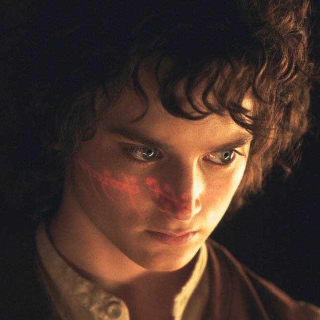 El Hobbit Frodo en El Señor de los Anillos