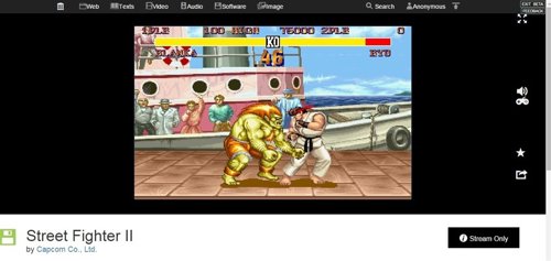 Internet Archive Street Fighter 2