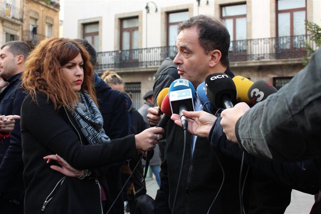 Bosch (ERC) en declaraciones a los periodistas