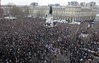 Marcha contra el terrorismo en París