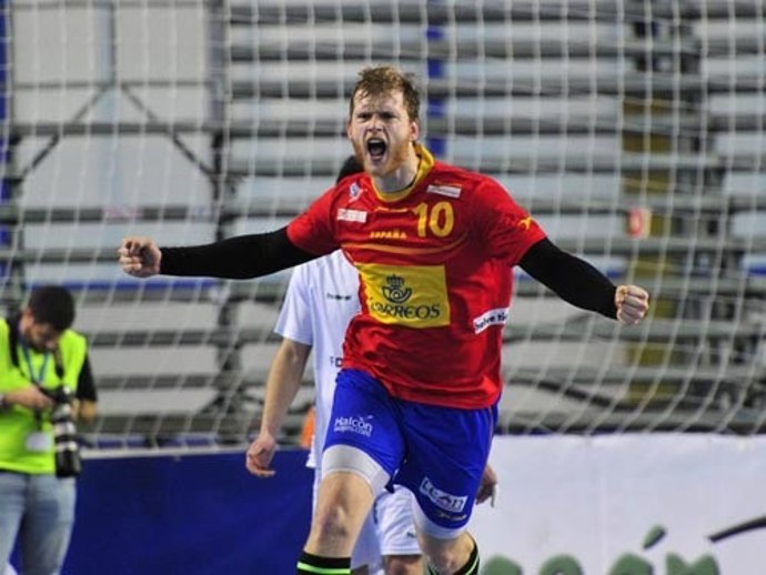 La selección española junior de balonmano 