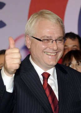 El candidato socialdemócrata de Croacia Ivo Josipovic