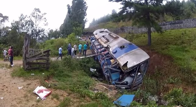 Accidente de autobús con muertos en Brasil