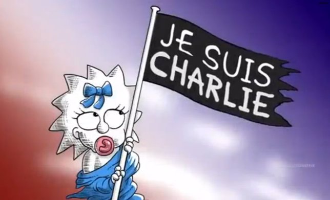 Los Simpson rinden tributo a 'Charlie Hebdo'