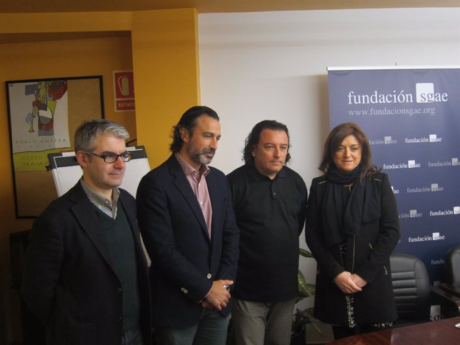 Morán, Fernández Acebedo, Fasero y Virgili en la presentación de los  AMAS 2015