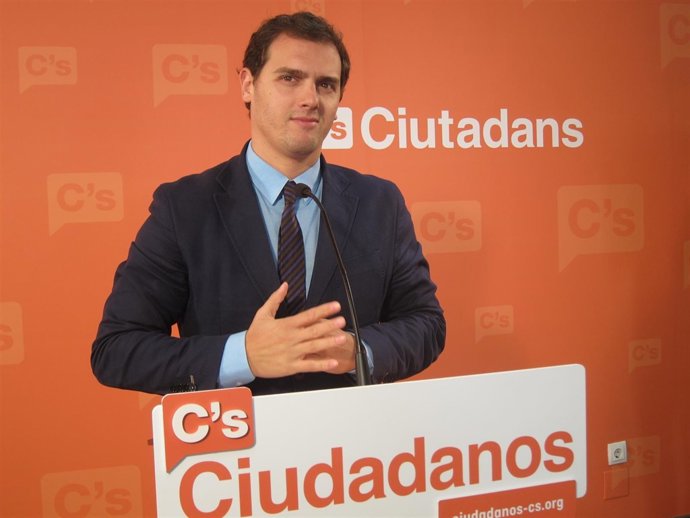 El líder de C's, Albert Rivera