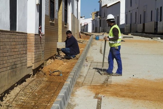 Obras del PFEA en Huelva.